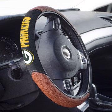 Wholesale-Green Bay Packers Sports Grip Steering Wheel Cover NFL - 14.5” to 15.5” SKU: 62094