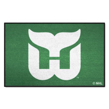 Wholesale-Hartford Whalers Starter Mat - Retro Collection NHL Accent Rug - 19" x 30" SKU: 35489