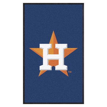 Wholesale-Houston Astros 3X5 High-Traffic Mat with Durable Rubber Backing MLB Commercial Mat - Portrait Orientation - Indoor - 33.5" x 57" SKU: 9842