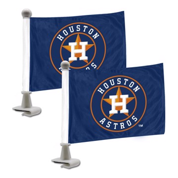 Wholesale-Houston Astros Ambassador Flags MLB Mini Suto Flags - 2 Piece - 4" x 6" SKU: 61844