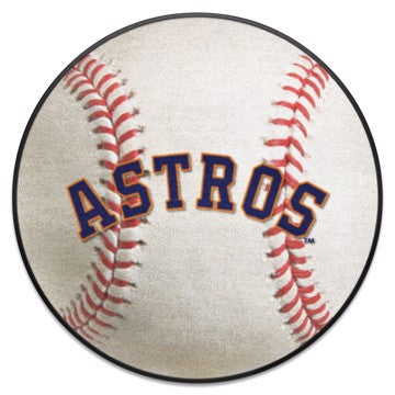 Wholesale-Houston Astros Baseball Mat MLB Accent Rug - Round - 27" diameter SKU: 29073