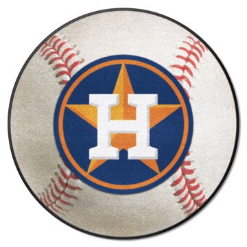 Wholesale-Houston Astros Baseball Mat MLB Accent Rug - Round - 27" diameter SKU: 33564
