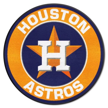 Wholesale-Houston Astros Roundel Mat MLB Accent Rug - Round - 27" diameter SKU: 18136