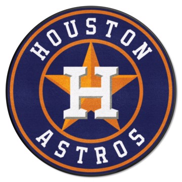 Wholesale-Houston Astros Roundel Mat MLB Accent Rug - Round - 27" diameter SKU: 29079