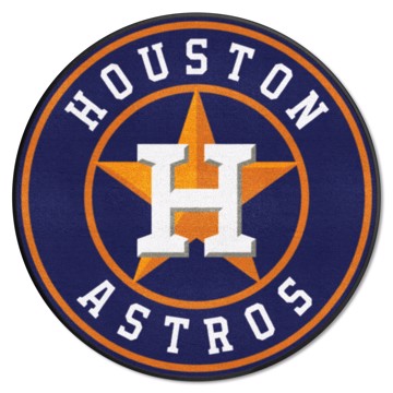 Wholesale-Houston Astros Roundel Mat MLB Accent Rug - Round - 27" diameter SKU: 29079