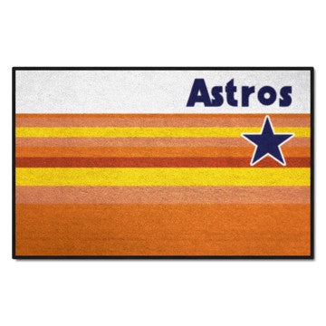 Wholesale-Houston Astros Starter Mat - Retro Collection MLB Accent Rug - 19" x 30" SKU: 2162