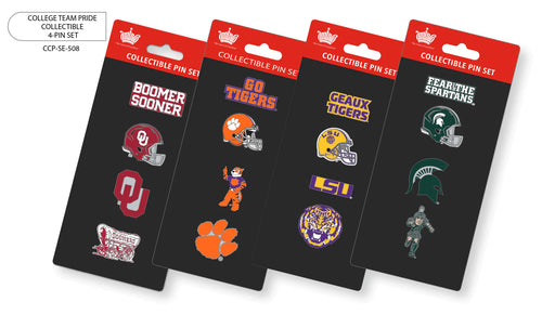 {{ Wholesale }} Houston Cougars College Team Pride Collectible 4-Pin Sets 