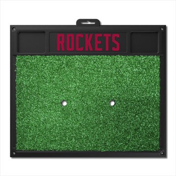 Wholesale-Houston Rockets Golf Hitting Mat NBA 20" x 17" SKU: 25579