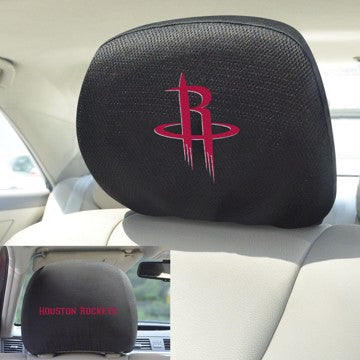 Wholesale-Houston Rockets Headrest Cover NBA Universal Fit - 10" x 13" SKU: 25015