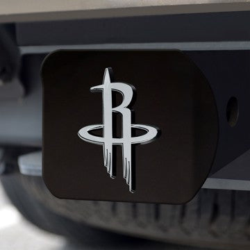 Wholesale-Houston Rockets Hitch Cover NBA Chrome Emblem on Black Hitch - 3.4" x 4" SKU: 25017