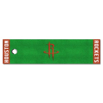 Wholesale-Houston Rockets Putting Green Mat NBA 18" x 72" SKU: 9277
