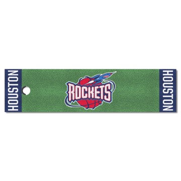 Wholesale-Houston Rockets Putting Green Mat - Retro Collection NBA 18" x 72" SKU: 35301