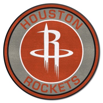 Wholesale-Houston Rockets Roundel Mat NBA Accent Rug - Round - 27" diameter SKU: 18836