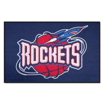 Wholesale-Houston Rockets Starter Mat - Retro Collection NBA Accent Rug - 19" x 30" SKU: 35297