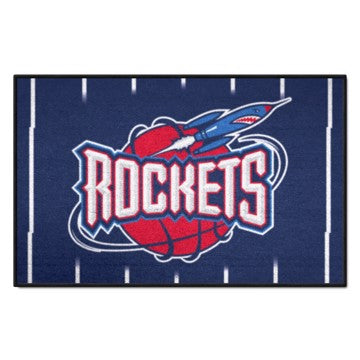 Wholesale-Houston Rockets Starter Mat - Retro Collection NBA Accent Rug - 19" x 30" SKU: 35298
