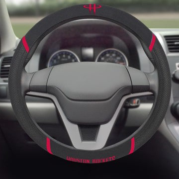 Wholesale-Houston Rockets Steering Wheel Cover NBA Universal Fit - 15" x 15" SKU: 25022