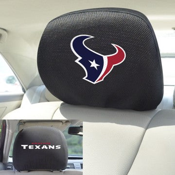 Wholesale-Houston Texans Headrest Cover NFL Universal Fit - 10" x 13" SKU: 12500