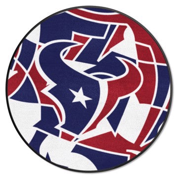 Wholesale-Houston Texans NFL x FIT Roundel Mat NFL Accent Rug - Round - 27" diameter SKU: 23274