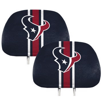 Wholesale-Houston Texans Printed Headrest Cover NFL Universal Fit - 10" x 13" SKU: 62033
