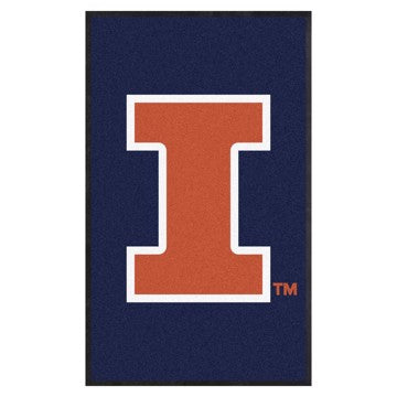 Wholesale-Illinois 3X5 High-Traffic Mat with Durable Rubber Backing 33.5"x57" - Portrait Orientation - Indoor SKU: 7791