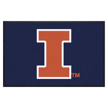 Wholesale-Illinois 4X6 High-Traffic Mat with Durable Rubber Backing 43"x67" - Landscape Orientation - Indoor SKU: 9753