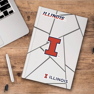 Wholesale-Illinois Decal 3-pk University of Illinois Decal 3-pk 5” x 6.25” - 3 Various Logos / Wordmark SKU: 61025