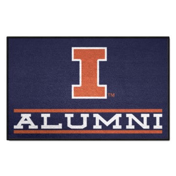 Wholesale-Illinois Illini Starter Mat - Alumni 19"x30" SKU: 18368