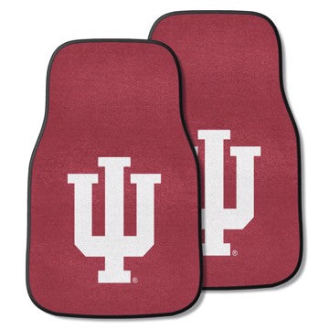 Wholesale-Indiana Hooisers 2-pc Carpet Car Mat Set 17in. x 27in. - 2 Pieces SKU: 5169