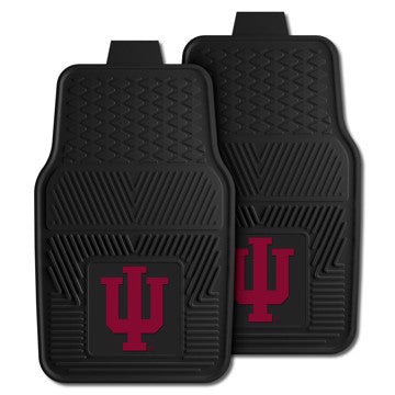 Wholesale-Indiana Hooisers 2-pc Vinyl Car Mat Set 17in. x 27in. - 2 Pieces SKU: 8995