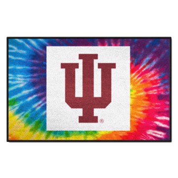 Wholesale-Indiana Hooisers Starter Mat - Tie Dye 19"x30" SKU: 34029