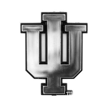 Wholesale-Indiana Molded Chrome Emblem Indiana University Molded Chrome Emblem 3.25” x 3.25 - "UI" Primary Logo SKU: 60344