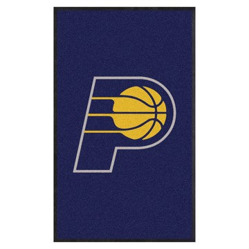 Wholesale-Indiana Pacers 3X5 High-Traffic Mat with Rubber Backing NBA Commercial Mat - Portrait Orientation - Indoor - 33.5" x 57" SKU: 9918