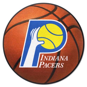 Wholesale-Indiana Pacers Basketball Mat - Retro Collection NBA Accent Rug - Round - 27" diameter SKU: 35311