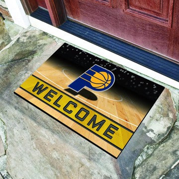 Wholesale-Indiana Pacers Crumb Rubber Door Mat NBA Outdoor Door Mat - 18" x 30" SKU: 21951