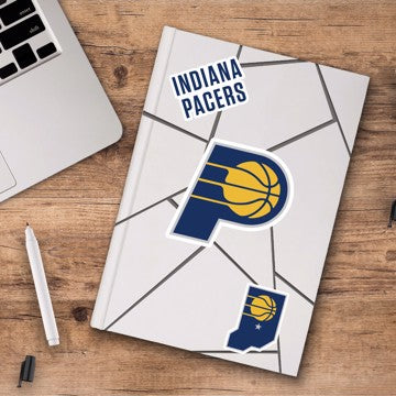 Wholesale-Indiana Pacers Decal 3-pk NBA 3 Piece - 5” x 6.25” (total) SKU: 63225