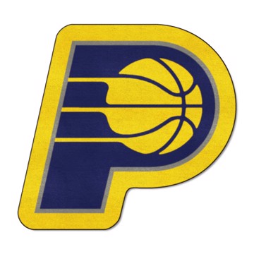 Wholesale-Indiana Pacers Mascot Mat NBA Accent Rug - Approximately 36" x 33.8" SKU: 21341