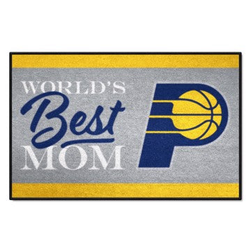 Wholesale-Indiana Pacers Starter Mat - World's Best Mom NBA Accent Rug - 19" x 30" SKU: 34180