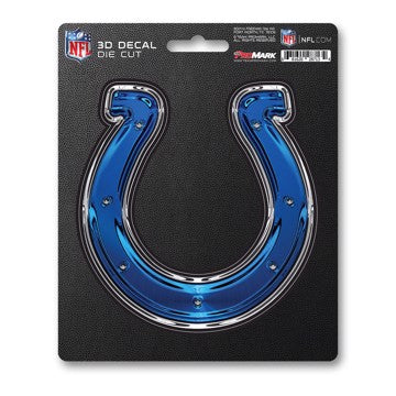 Wholesale-Indianapolis Colts 3D Decal NFL 1 piece - 5” x 6.25” (total) SKU: 62776