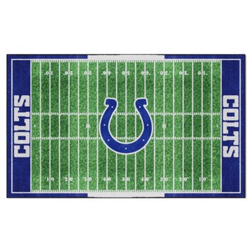 Wholesale-Indianapolis Colts 6X10 Plush Rug NFL Plush Area Rug - 70" x 117" SKU: 35150
