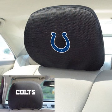 Wholesale-Indianapolis Colts Headrest Cover NFL Universal Fit - 10" x 13" SKU: 12501