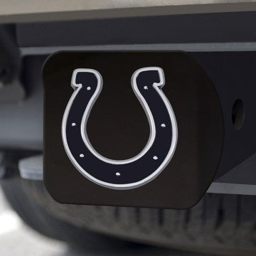 Wholesale-Indianapolis Colts Hitch Cover NFL Chrome Emblem on Black Hitch - 3.4" x 4" SKU: 21536