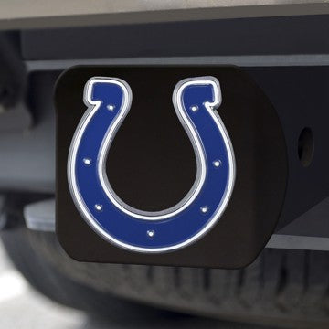 Wholesale-Indianapolis Colts Hitch Cover NFL Color Emblem on Black Hitch - 3.4" x 4" SKU: 22568