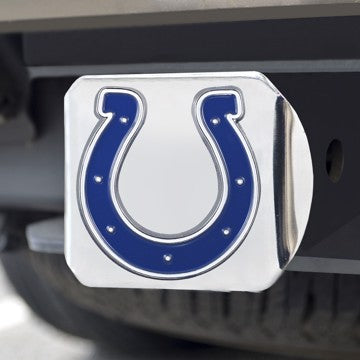 Wholesale-Indianapolis Colts Hitch Cover NFL Color Emblem on Chrome Hitch - 3.4" x 4" SKU: 22567