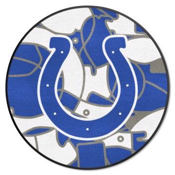 Wholesale-Indianapolis Colts NFL x FIT Roundel Mat NFL Accent Rug - Round - 27" diameter SKU: 23282