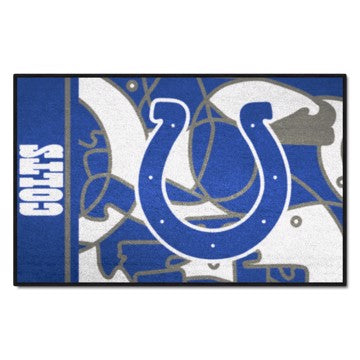 Wholesale-Indianapolis Colts NFL x FIT Starter Mat NFL Accent Rug - 19" x 30" SKU: 23285