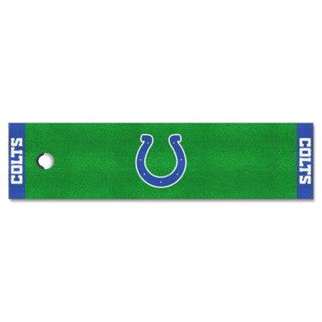 Wholesale-Indianapolis Colts Putting Green Mat NFL Golf Accessory - 18" x 72" SKU: 9014