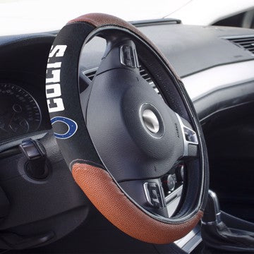 Wholesale-Indianapolis Colts Sports Grip Steering Wheel Cover NFL Universal Fit - 14.5" to 15.5" SKU: 62095