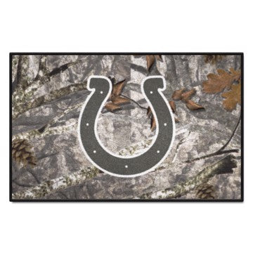 Wholesale-Indianapolis Colts Starter Mat - Camo NFL Accent Rug - 19" x 30" SKU: 34224