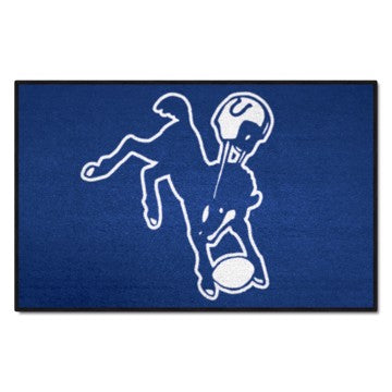 Wholesale-Indianapolis Colts Starter Mat - Retro Collection NFL Accent Rug - 19" x 30" SKU: 32500