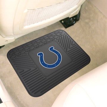 Wholesale-Indianapolis Colts Utility Mat NFL Back Seat Car Floor Mats - 1 Piece - 14" x 17" SKU: 9990